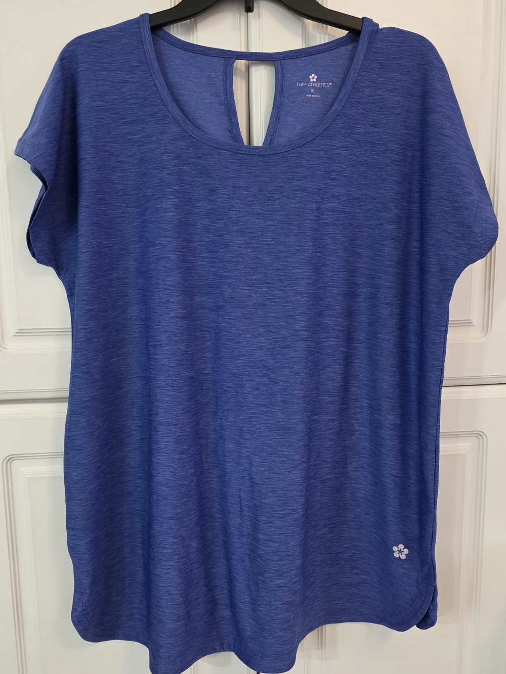 Tuff Athletics Royal Heather Short-Sleeve Performance Tee- Size XL- NWT